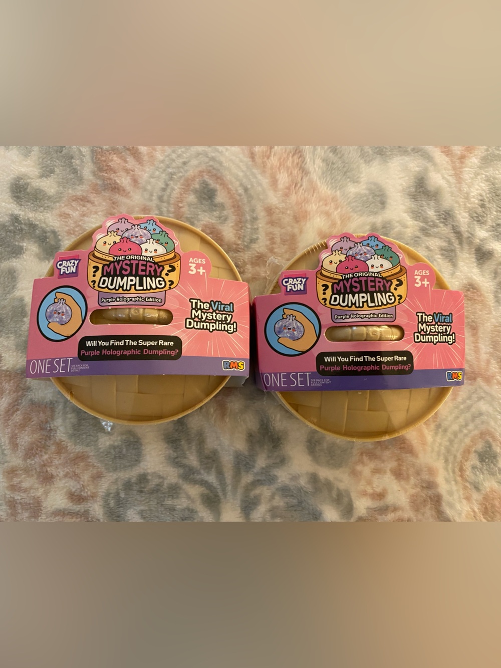 Viral RMS Mystery Dumpling Set of 2 - Purple Holographic